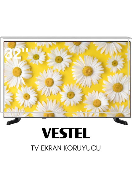 Vestel Uyumlu 32" Inç 132 Ekran Tv Koruyucu Kırılmaz Paneli