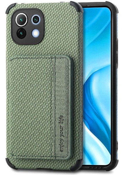 Xiaomi 11 Için Kılıf Standı Fonksiyonu Rfıd Engelleme Manyetik Kart Tutucu (Yurt Dışından) fiyatları