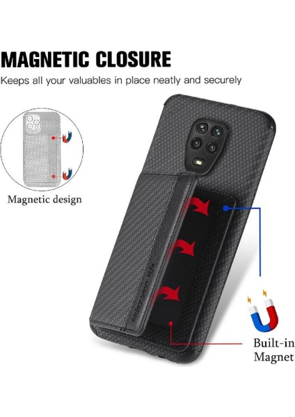 Xiaomi Redmi Not 9 Pro Standı Fonksiyonu Için Komple Kamera Güvenlik (Yurt Dışından)