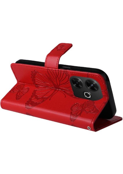 Xiaomi Redmi Için Kılıf 13 4g Manyetik Kapak Kart Yuvası ile Kickstand Çevirin (Yurt Dışından)