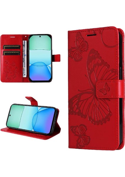 Xiaomi Redmi Için Kılıf 13 4g Manyetik Kapak Kart Yuvası ile Kickstand Çevirin (Yurt Dışından)