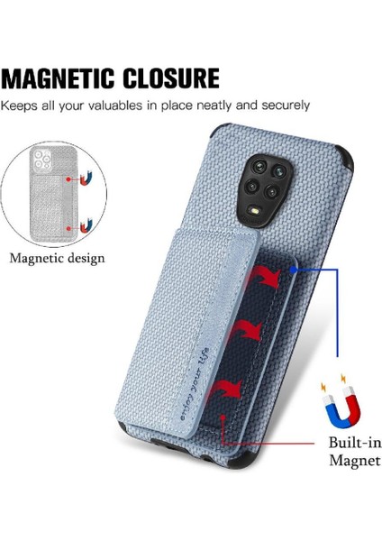 Xiaomi Redmi Not 9 Pro Standı Fonksiyonu Için Komple Kamera Güvenlik (Yurt Dışından)