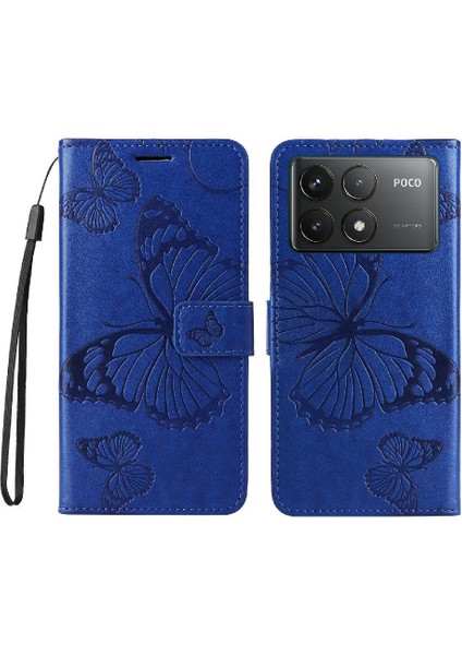 Xiaomi Poco F6 Pro Pu Deri Kart Yuvası Standı ile Darbeye (Yurt Dışından)