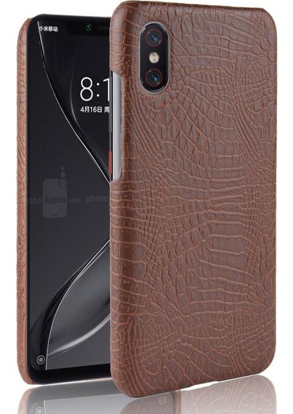 Xiaomi Mi 8 Pro Anti Scratch Klasik Timsah Için Şık Klasik Durumda (Yurt Dışından)