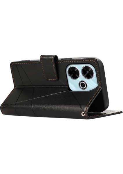Xiaomi Redmi Için Flip Case 13 4g Şok Emici Darbeye Kickstand (Yurt Dışından)