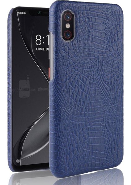 Xiaomi Mi 8 Pro Anti Scratch Klasik Timsah Için Şık Klasik Durumda (Yurt Dışından)