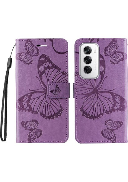 Kart Yuvası Standı Flip Pu ile Oppo Oppo 12 5g Darbeye Dayanıklı Kapak Için Kılıf (Yurt Dışından)