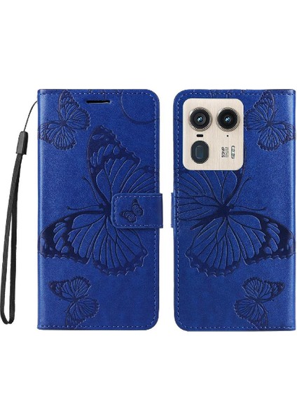 Motorola Moto X50 Ultra 5g Pu Deri Manyetik Kapak Için Kılıf Kart ile (Yurt Dışından)