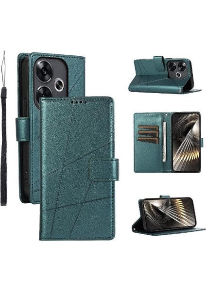Xiaomi Poco F6 5g Üç Kart Yuvaları Darbeye Kickstand Için Flip Case (Yurt Dışından)