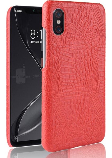 Xiaomi Mi 8 Pro Anti Scratch Klasik Timsah Için Şık Klasik Durumda (Yurt Dışından)