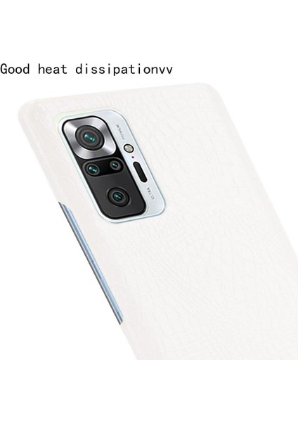 Xiaomi Redmi Not 10 Pro Max Klasik Timsah Için Şık Klasik Durumda (Yurt Dışından)