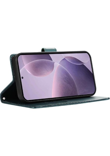 Xiaomi Poco F6 Pro 5g Kickstand Için Flip Case Üç Kart Yuvaları Darbeye (Yurt Dışından)