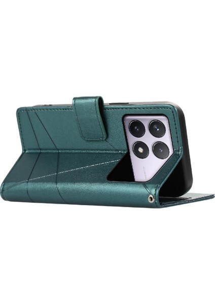Xiaomi Poco F6 Pro 5g Kickstand Için Flip Case Üç Kart Yuvaları Darbeye (Yurt Dışından)