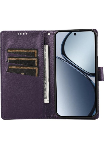 Realme C65 Üç Kart Yuvaları Için Flip Case Kickstand Şok Emici (Yurt Dışından) fırsatları
