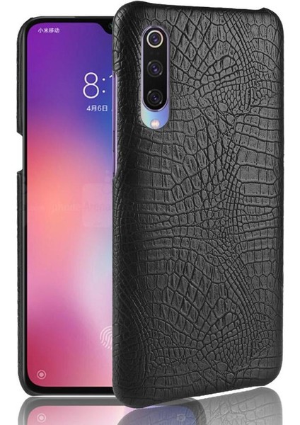 Xiaomi Mi 9 Se Klasik Timsah Moda Kapak Için Şık Klasik Durumda (Yurt Dışından)