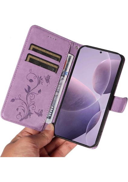 Xiaomi Redmi K70 Cüzdan Telefon Kılıfı Için Kılıf Kabartmalı Kelebek ile Yüksek (Yurt Dışından) fırsatları