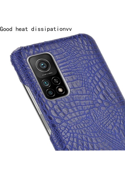 Şık Klasik Durumda Xiaomi Mi 10T Pro 5G/10T 5g Klasik Timsah (Yurt Dışından)