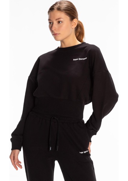 Authentic Jessa-Wmn-Sweatshirt Kadın Siyah Regular Fit Sweatshirt