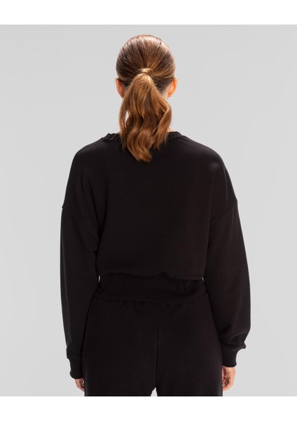 Authentic Jessa-Wmn-Sweatshirt Kadın Siyah Regular Fit Sweatshirt