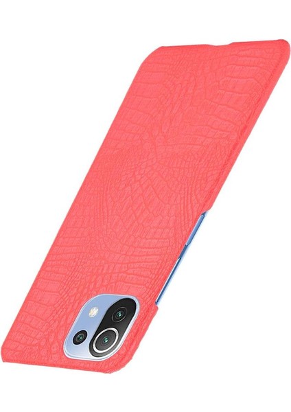 Xiaomi Mi 11 Lite Klasik Timsah Moda Kapak Için Şık Klasik Durumda (Yurt Dışından)