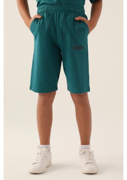 Authentic Chaim Erkek Çocuk Mavi-Yeşil Regular Fit Şort