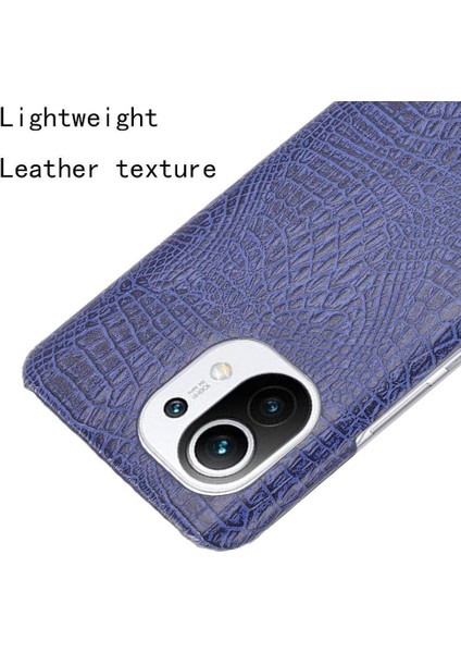 Xiaomi Mi 11 Klasik Timsah Moda Anti Kapak Için Şık Klasik Durumda (Yurt Dışından)