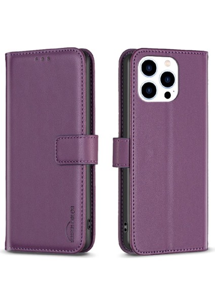 IPhone 15 Pro Max Çoklu Kart Yuvası Iş Deri Çanta Için Flip Case (Yurt Dışından)