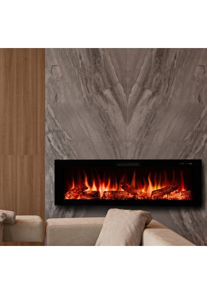 Masta 130 - Isıtmasız Elektrikli Şömine Sınırsız Renkli Cam Çerçeveli fiyatları