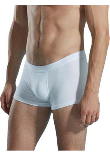 6228 Erkek Kısa Pamuklu Boxer Beyaz