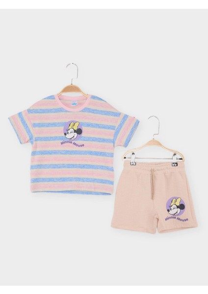 Minnie Lisansli 2'li Takim Pembe 5 Yaş