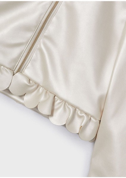 3470 Kız Çocuk Ekru Parlak Ceket fiyatları