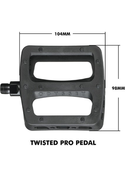 Odyssey Twisted Pro Pc Pedal (Siyah)