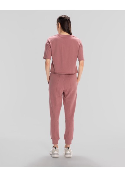 Authentic Lily Kadın Gül Kurusu Regular Fit Tişört