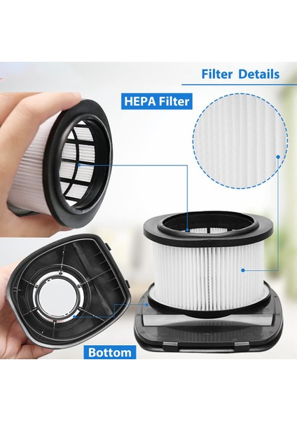 Akülü Dik Vakum IZ162H 362H 440H 462H 483H Için Uyumlu 8pcs Hepa Filtreler (Yurt Dışından) fiyatları