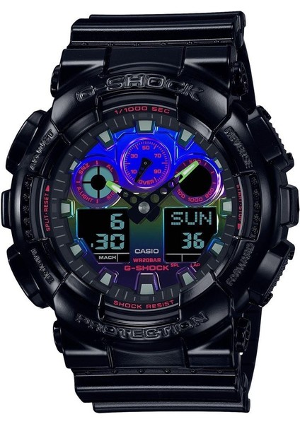 G-Shock GA-100RGB-1ADR Erkek Kol Saati