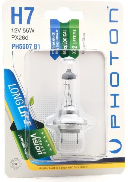 H7 12V 55W Blister Ampul