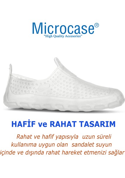 Kaymaz Taban Deniz Havuz Doğa Rafting Ayakkabısı Şeffaf TASARIM-AL4496