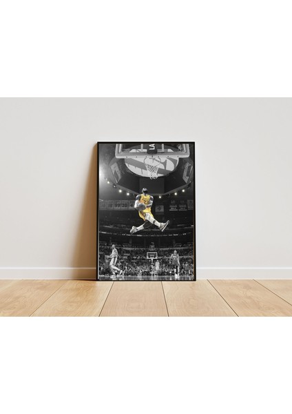 Lebron James Lakers Poster 30 x 42 Çerçevesiz