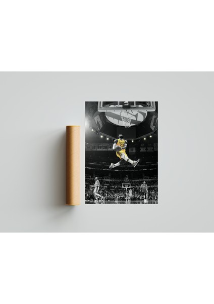 Lebron James Lakers Poster 30 x 42 Çerçevesiz fiyatları