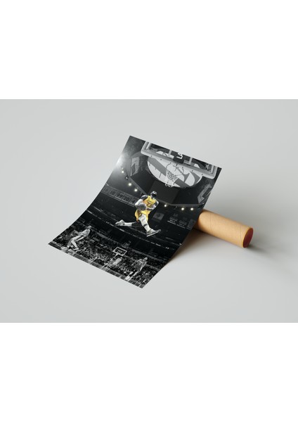 Lebron James Lakers Poster 30 x 42 Çerçevesiz modelleri