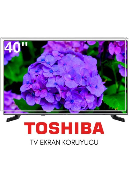 Toshiba Uyumlu 40" Inç 140 Ekran Tv Koruyucu Kırılmaz Paneli