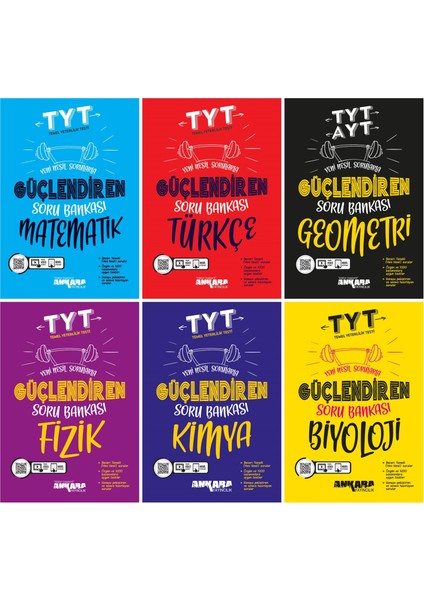 2025 Tyt Sayısal Güçlendiren Soru Bankası Seti 6 Kitap