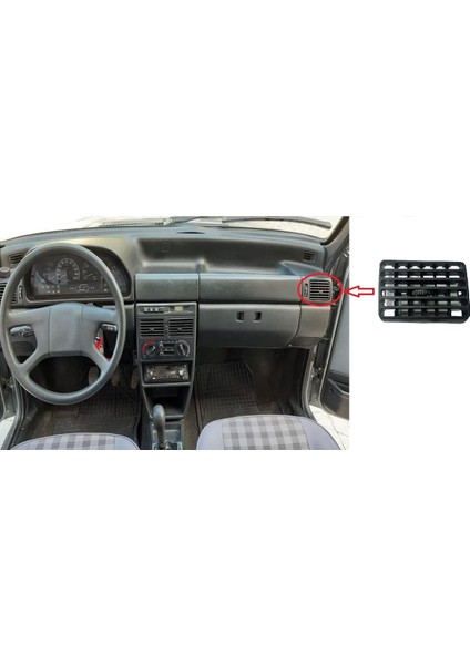 Fiat Uno Kalorifer Havalandırma Izgarası Difüzör Yan Sağ 181501680