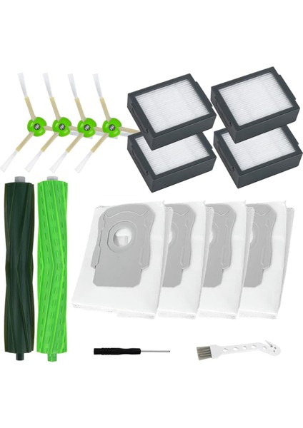 I7 I7+ I8 I3 I6+ Plus E5 E6 E7+ Robot Vakum Aksesuarları Rulo Fırçalar Filtreler Için Yedek Parçalar (Yurt Dışından)