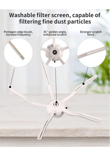 S5 Max S6 Saf S6 Maxv Elektrikli Süpürge Ana Yan Fırçalar Hepa Filtreler Paspas Bezi Yedek Parçalar (Yurt Dışından) indirimleri