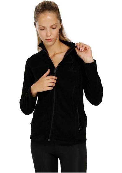 Basic Polar Pocket Cardi W Siyah Kadın Sweat Shirt W-Sn158 v1