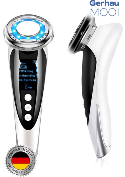 Beyaz Akıllı Güzellik Robotu V2- Yüz Kaldırma- - Ultrasonik Cilt Temizliği- Ems Evet Elektroni modelleri