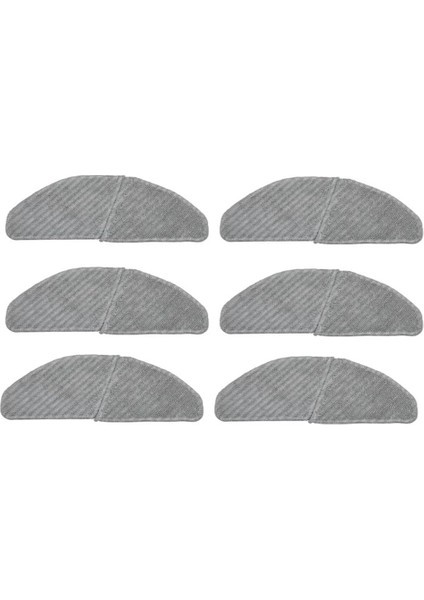 S8+/M7PRO Robot Vakum Aksesuarları Için 6pcs Paspas Bezi Yedek Yedek Parçalar Mop Bezleri (Yurt Dışından)
