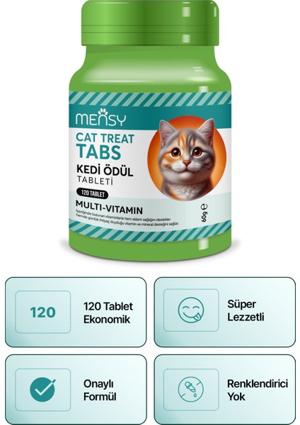 Multivitamin Kedi Ödül Tableti