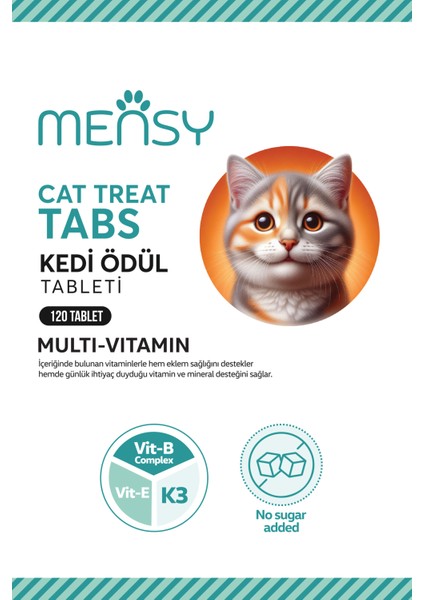 Multivitamin Kedi Ödül Tableti